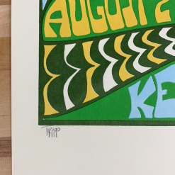 Yonder Mountain String Band - 2008 Tripp Poster Red Rocks Morrison, CO