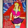 Colorado The Killers - 2007 Lindsey Kuhn Poster Red Rocks Morrison, CO