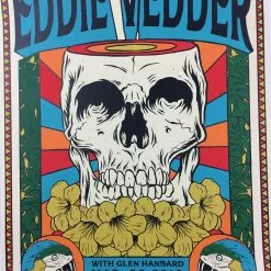 Ian Williams Eddie Vedder - 2018 Ian Wlliams Poster Sao Paulo, BR Citibank Hall AP S/N