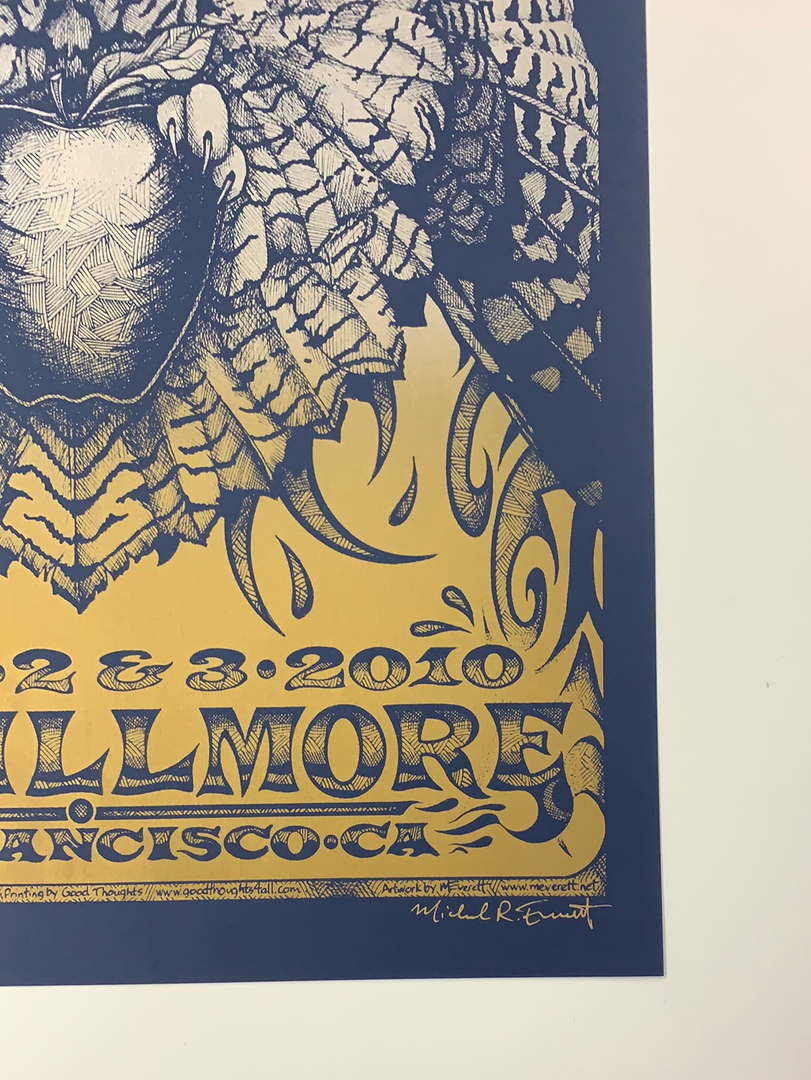 Gig Posters Yonder Mountain String Band - 2010 Michael Everett Blue Poster San Francisco, CA Fillmore 7 Gig Posters Yonder Mountain String Band - 2010 Michael Everett Blue Poster San Francisco, CA Fillmore