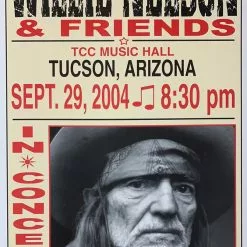 Willie Nelson - 2004 Franks Brothers 9/29 Poster Tucson, AZ Gig Posters