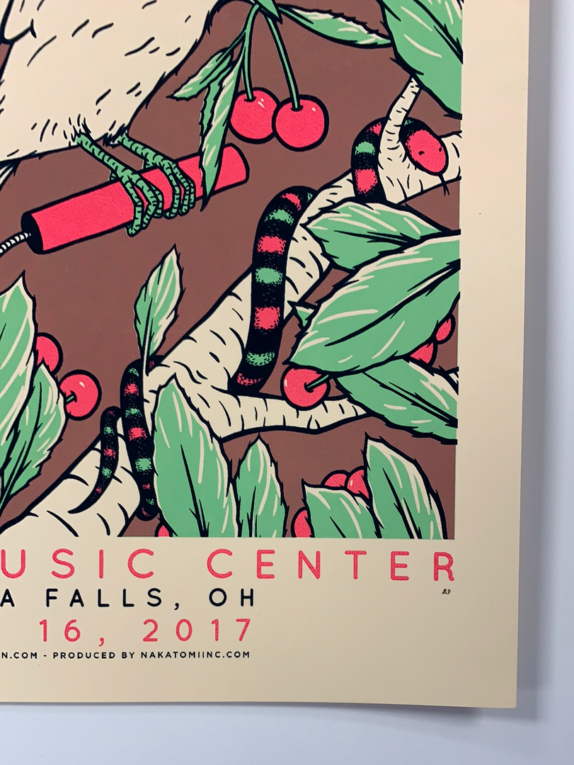 Kings Of Leon - 2017 Dan Grissom Poster Cuyahoga Falls, OH Blossom Music 7 Kings Of Leon - 2017 Dan Grissom Poster Cuyahoga Falls, OH Blossom Music