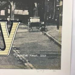 Gig Posters The Ledbury - 2013 Dan MacAdam Crosshair Poster Art Print