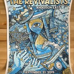 Gregg Gordon Colorado The Revivalists - 2019 Gigart Poster Red Rocks Morrison, CO AP 9 Gregg Gordon Colorado The Revivalists - 2019 Gigart Poster Red Rocks Morrison, CO AP
