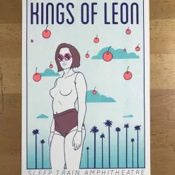 Kings Of Leon - 2017 Tyler Skaggs Poster Chula Vista, CA, Sleep Train Amphitheat