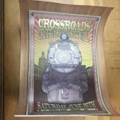 Eric Clapton Crossroads Guitar Festival - 2010 Ron Donovan Poster Oakland, CA Hangar 18