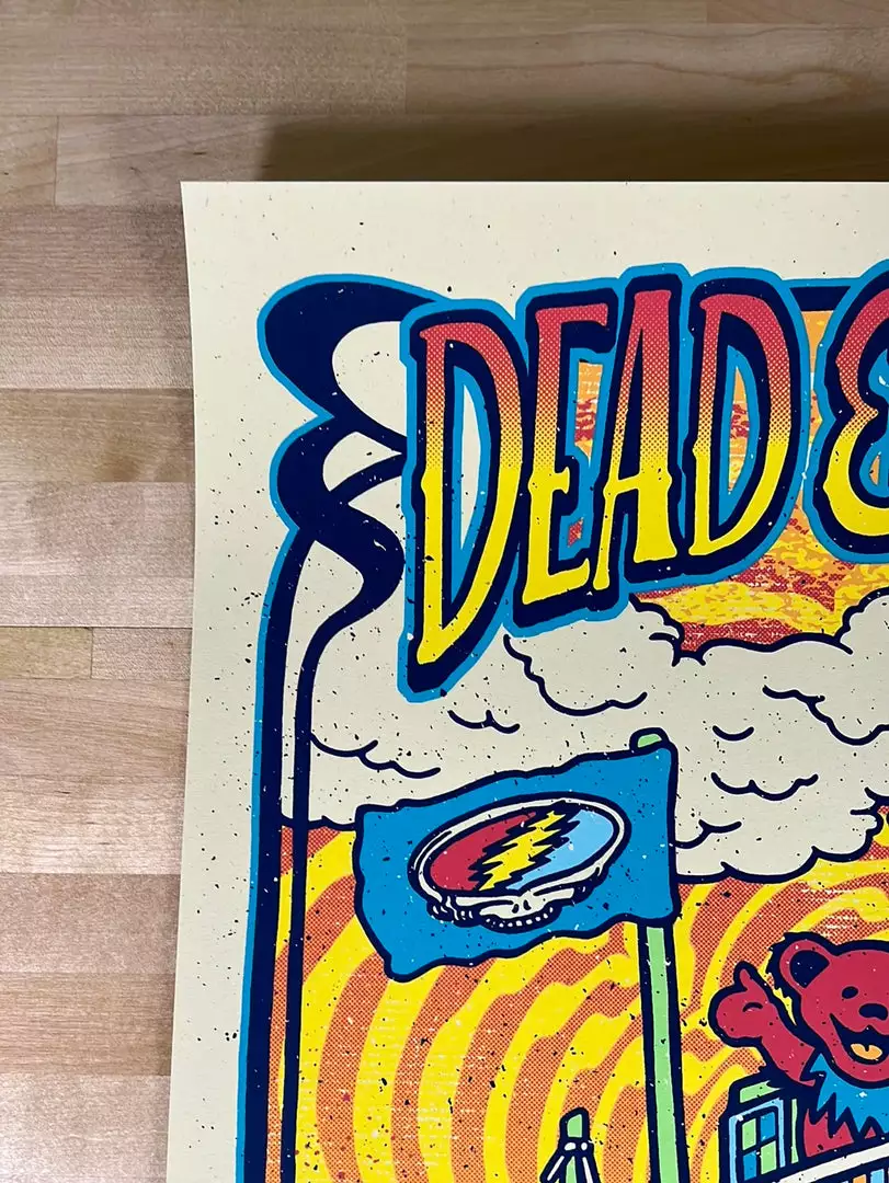 Gregg Gordon Gig Posters Dead & Company - 2021 Gigart Poster Cincinnati, OH Riverbend 5 Gregg Gordon Gig Posters Dead & Company - 2021 Gigart Poster Cincinnati, OH Riverbend