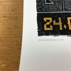 Pearl Jam - 2014 Rhys Cooper Poster Melbourne, AUS Flemington Racecourse