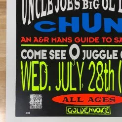 TAZ Gig Posters Drive Like Jehu - 1993 T.A.Z. Poster Los Angeles, CA Roxy 1st Ed