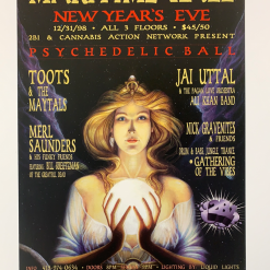 The Artworks MHP 55 New Year's Eve - 1998 Poster Maritime Hall San Fran 1st Gig Posters