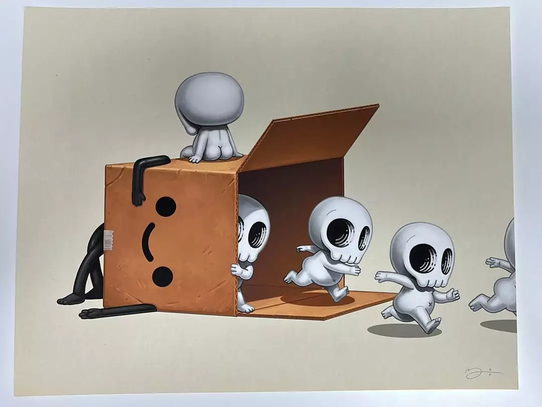 Art Prints Boxo II (Skullies 2) - 2019 Mike Mitchell Poster Print SOFA Con AP 4 Art Prints Boxo II (Skullies 2) - 2019 Mike Mitchell Poster Print SOFA Con AP