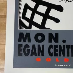 TAZ Gig Posters Megadeth - 1998 T.A.Z. Poster Anchorage, AK Eagen 1st Ed 13 TAZ Gig Posters Megadeth - 1998 T.A.Z. Poster Anchorage, AK Eagen 1st Ed