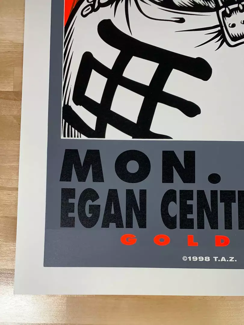 TAZ Gig Posters Megadeth - 1998 T.A.Z. Poster Anchorage, AK Eagen 1st Ed 8 TAZ Gig Posters Megadeth - 1998 T.A.Z. Poster Anchorage, AK Eagen 1st Ed