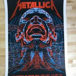 Metallica - 2008 Ken Taylor Poster Tulsa, OK BOK Center 9 Metallica - 2008 Ken Taylor Poster Tulsa, OK BOK Center