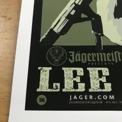 Lee Brice - 2015 Billy Perkins Poster Fall Tour Jagermeister Gig Posters