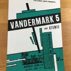 Gig Posters Vandermark 5 - 2004 Amy Jo Hendrickson Poster Minneapolis, MN 11 Gig Posters Vandermark 5 - 2004 Amy Jo Hendrickson Poster Minneapolis, MN
