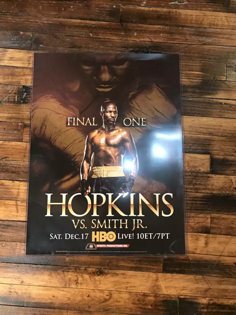 Sold Out Posters Boxing Poster Hopkins Vs. Smith Jr. HBO PPV Poster 5 Sold Out Posters Boxing Poster Hopkins Vs. Smith Jr. HBO PPV Poster