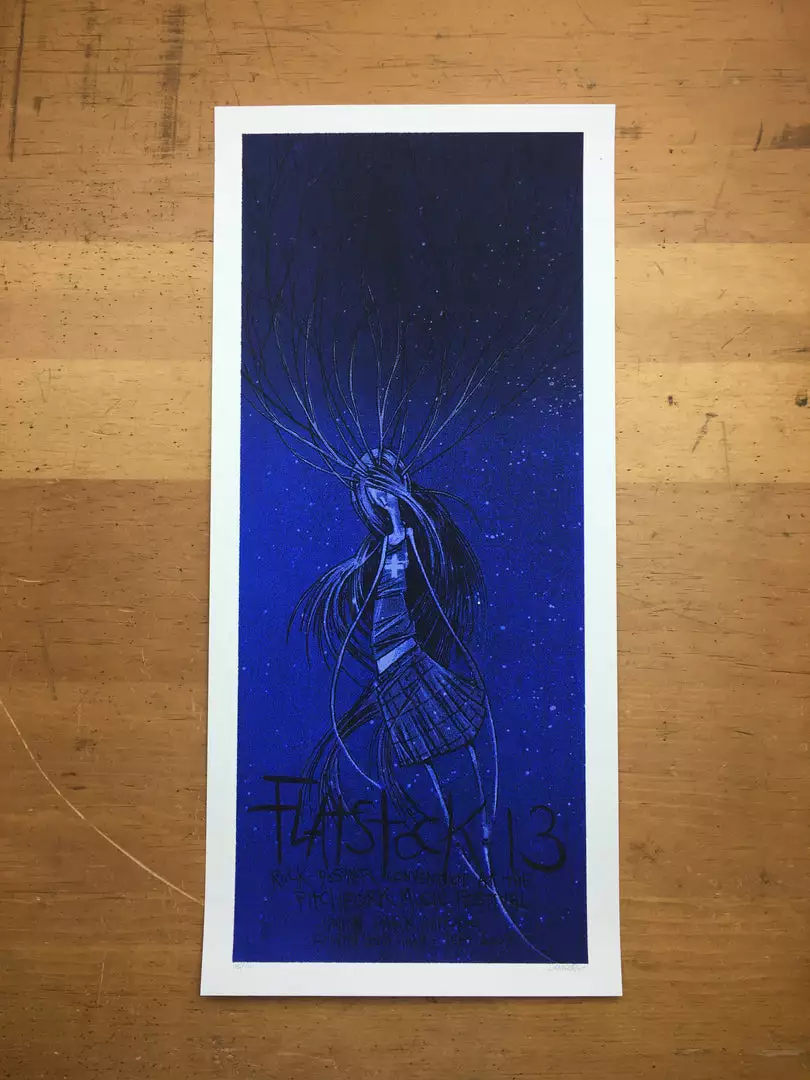 Flatstock 13 - 2007 Daniel Danger Poster Chicago, IL Union Park 4 Flatstock 13 - 2007 Daniel Danger Poster Chicago, IL Union Park