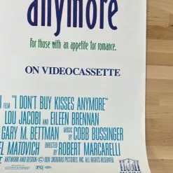 Sold Out Posters I Don't Buy Kisses Anymore - 1991 Video Promo Movie Poster Original Vintage Movie/TV Posters