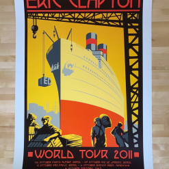 Eric Clapton - 2011 Ron Donovan Firehouse Poster World Tour (#3)
