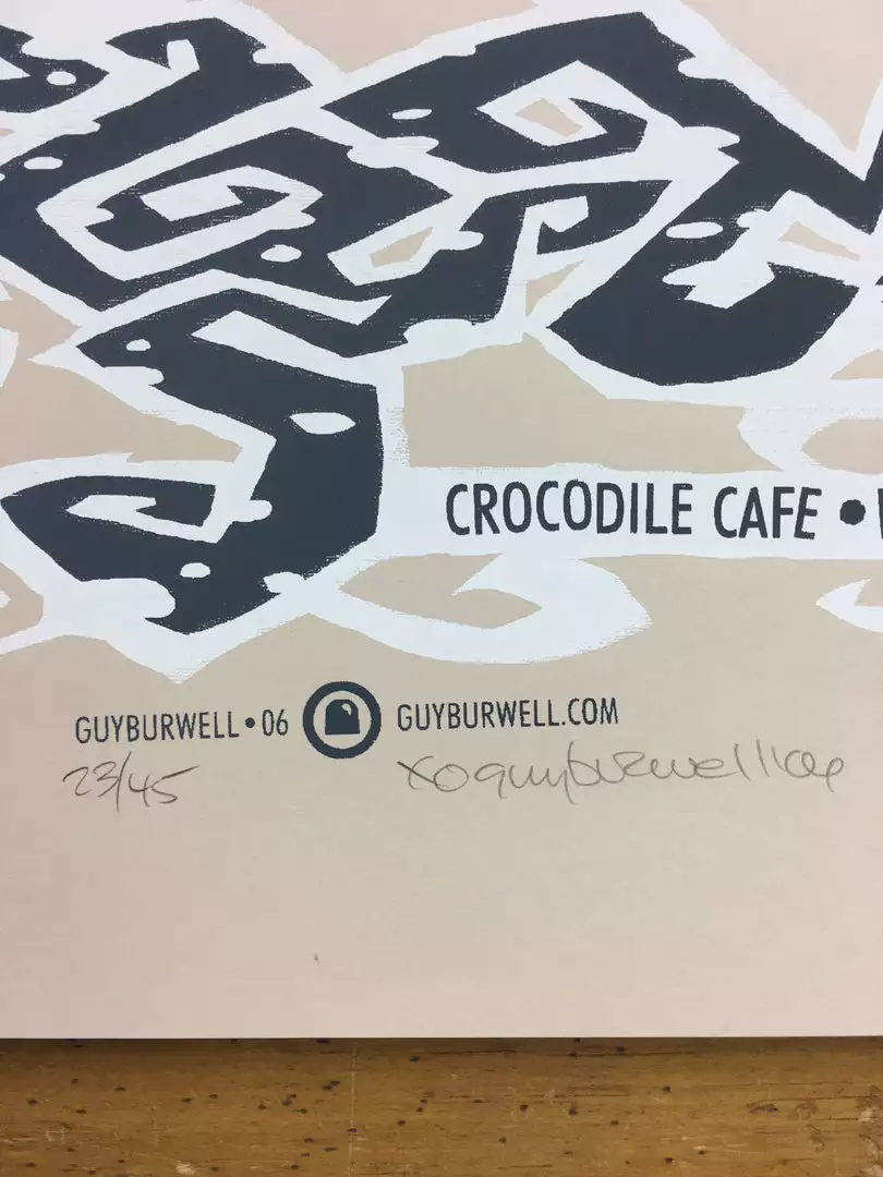 Early Man - 2006 Guy Burwell Poster Seattle, WA Crocodile Cafe Gig Posters 10 Early Man - 2006 Guy Burwell Poster Seattle, WA Crocodile Cafe Gig Posters