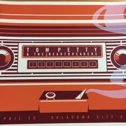 Tom Petty - 2017 Dan Stiles Poster S/N Oklahoma City, OK 40th Anniversary Tour