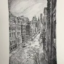 Art Prints Centre St. - 2021 David Welker Poster, Art Print