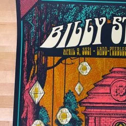 Billy Strings - 2021 Status Serigraph Poster Mobile, AL 4/9 10 Billy Strings - 2021 Status Serigraph Poster Mobile, AL 4/9