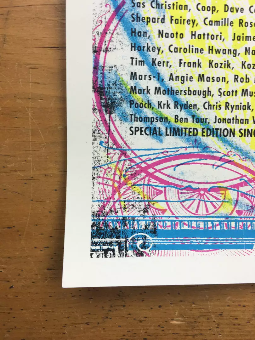 Melvins - 2006 Aesthetic Apparatus Poster Minneapolis, MN OX-OP Juxtapoz Show 9 Melvins - 2006 Aesthetic Apparatus Poster Minneapolis, MN OX-OP Juxtapoz Show