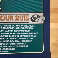 Eric Clapton - 2013 Ron Donovan Firehouse Poster European Tour Gig Posters