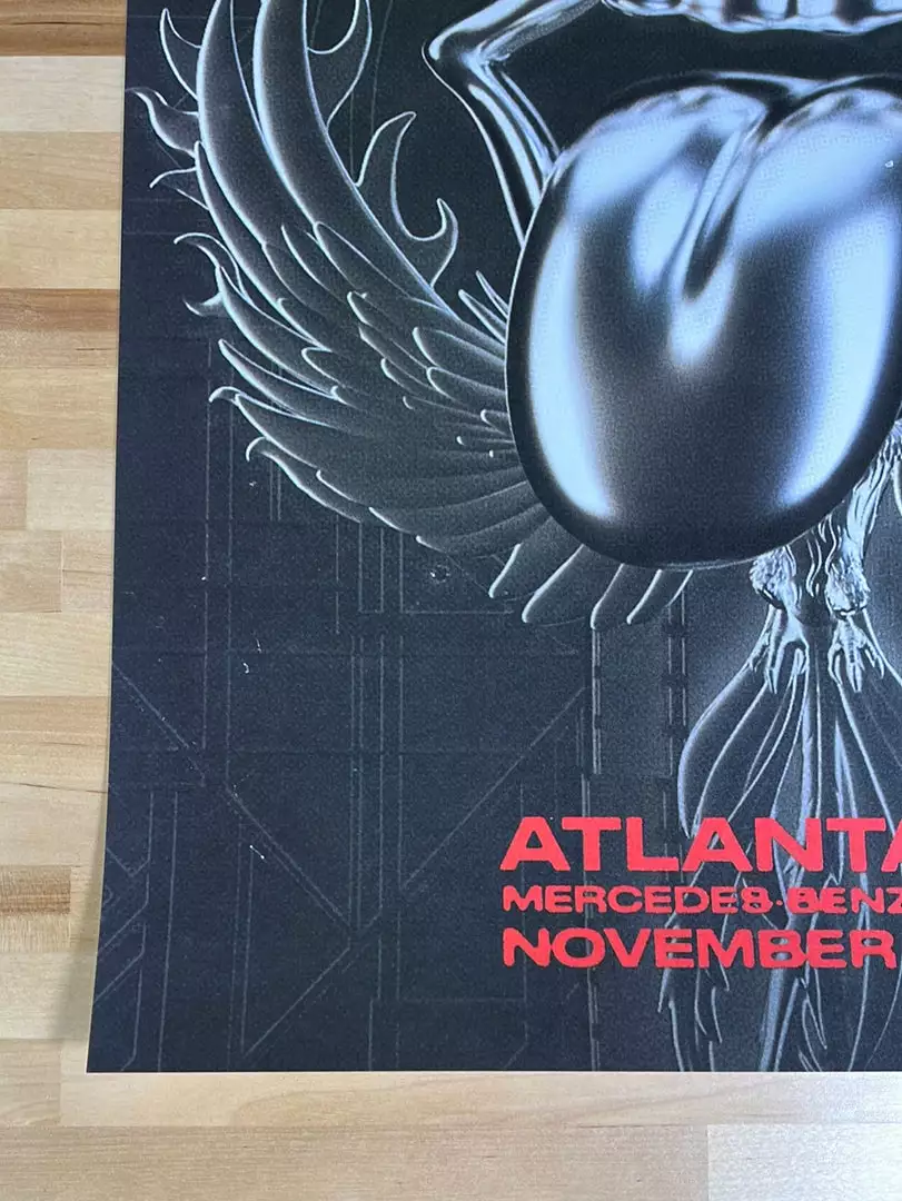 Sold Out Posters Rolling Stones - 2021 Poster No Filter Tour Atlanta, GA 8 Sold Out Posters Rolling Stones - 2021 Poster No Filter Tour Atlanta, GA