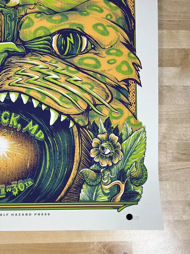 Half Hazzard Press Gig Posters Umphrey's McGee - 2021 Half Hazard Poster Frederick, MD 7 Half Hazzard Press Gig Posters Umphrey's McGee - 2021 Half Hazard Poster Frederick, MD