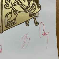 Melvins - 2007 Budai Poster St. Louis, MO Pop's Band Signed Gig Posters 8 Melvins - 2007 Budai Poster St. Louis, MO Pop's Band Signed Gig Posters