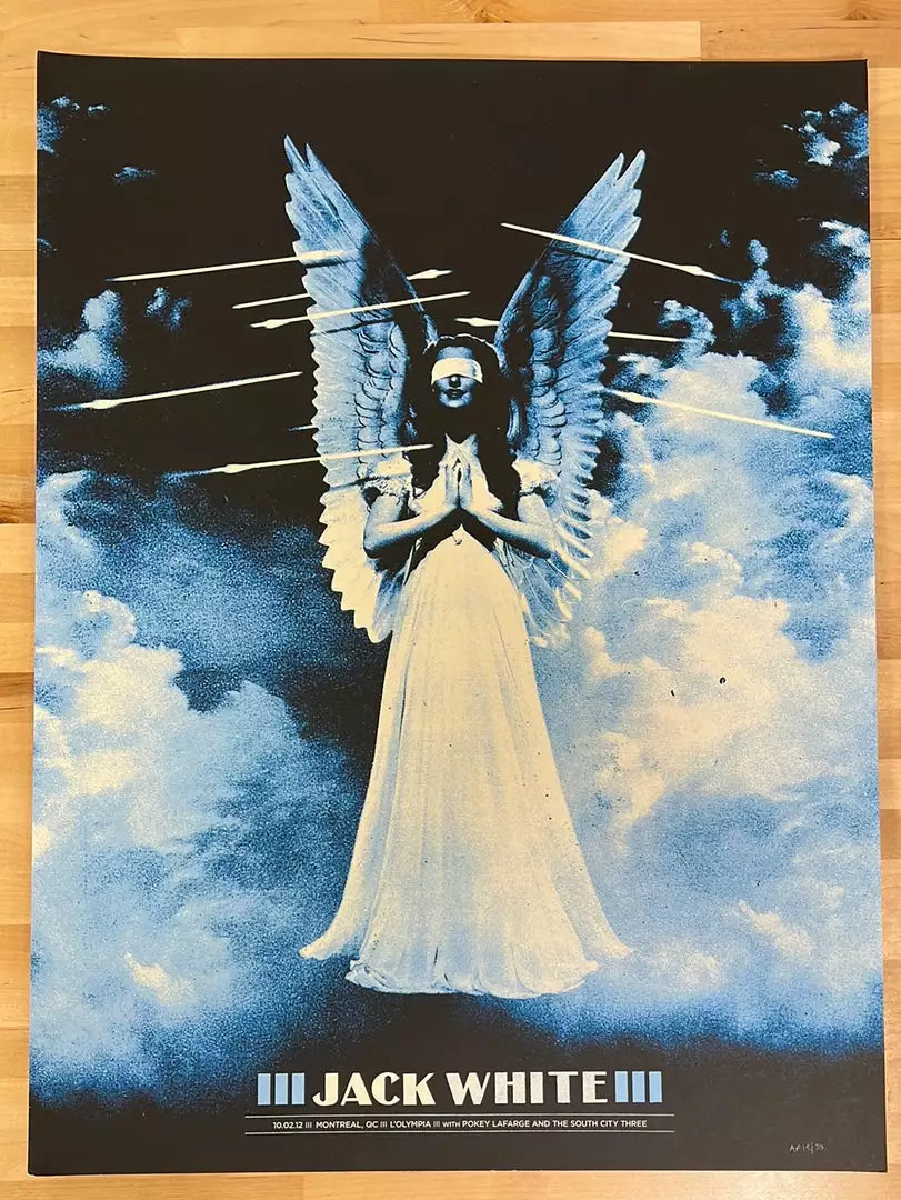 Jack White - 2012 The Silent Giants Montreal, QC, Canada Gig Posters 4 Jack White - 2012 The Silent Giants Montreal, QC, Canada Gig Posters