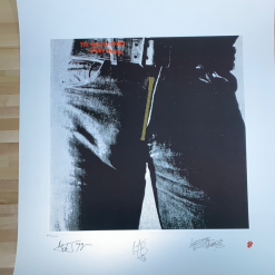Sold Out Posters Gig Posters Rolling Stones - 1994 Official Poster Vintage Sticky Fingers X/5000
