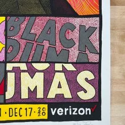 Black Pumas - 2020 Jay Ryan Poster The Wiltern Los Angeles, CA