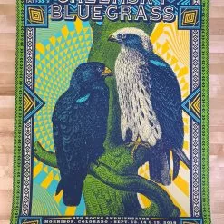 Colorado Greensky Bluegrass - 2019 Status Serigraph Poster Red Rocks, Morrison, CO AE