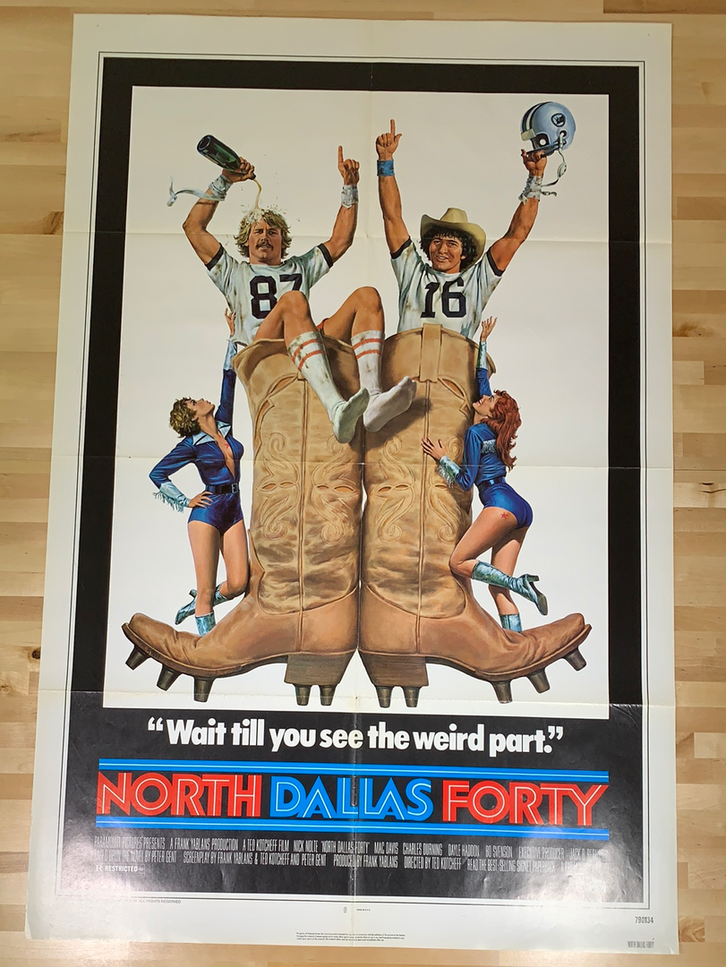 Sold Out Posters North Dallas Forty - 1979 Original One Sheet Poster Movie Cinema 4 Sold Out Posters North Dallas Forty - 1979 Original One Sheet Poster Movie Cinema