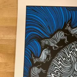 Passion Pit - 2013 Todd Slater Poster Cary, NC Booth Amphitheater Gig Posters