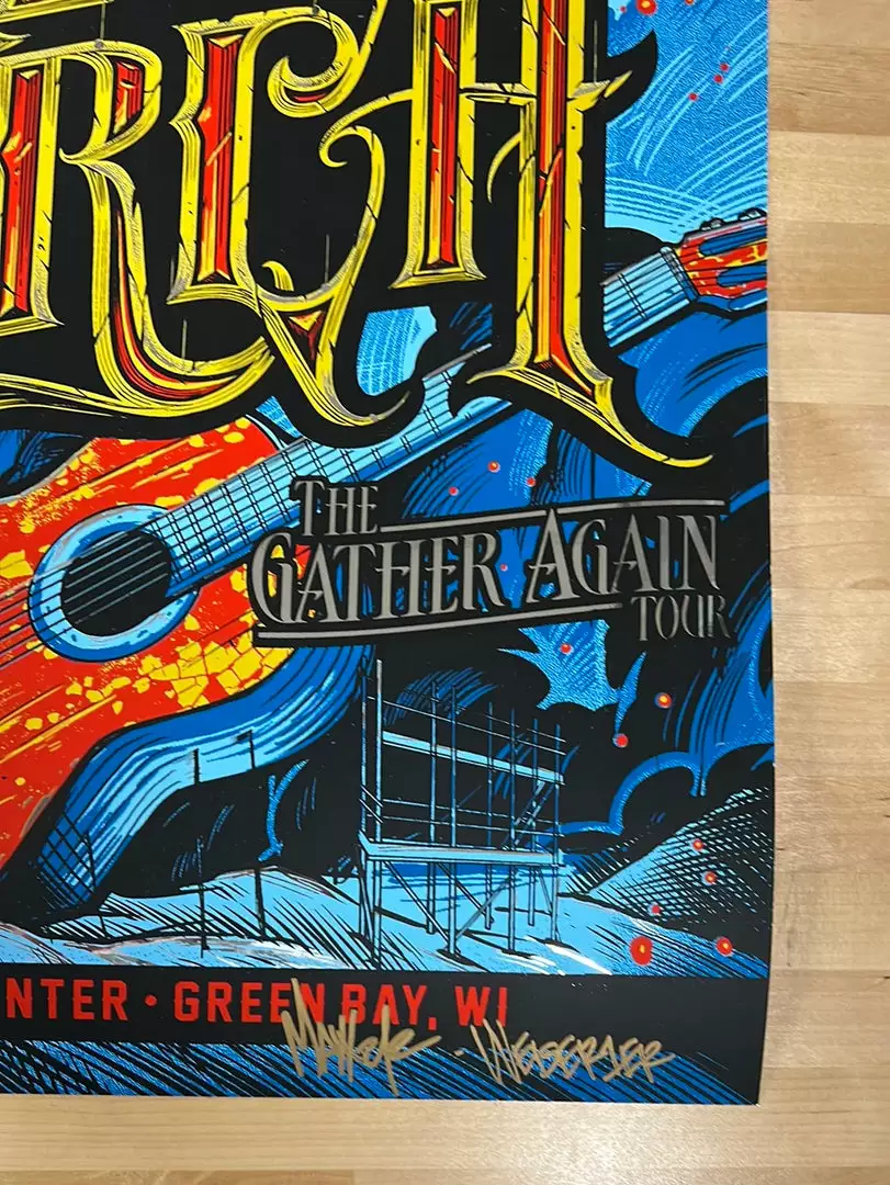 Eric Church - 2022 Maxx242 Poster Green Bay, WI Mirror FOIL 3/19 Foil Posters 7 Eric Church - 2022 Maxx242 Poster Green Bay, WI Mirror FOIL 3/19 Foil Posters