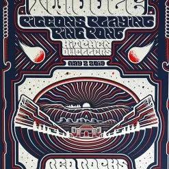 Twiddle - 2019 Chris Gallen Poster Red Rocks Morrison, CO PPPP
