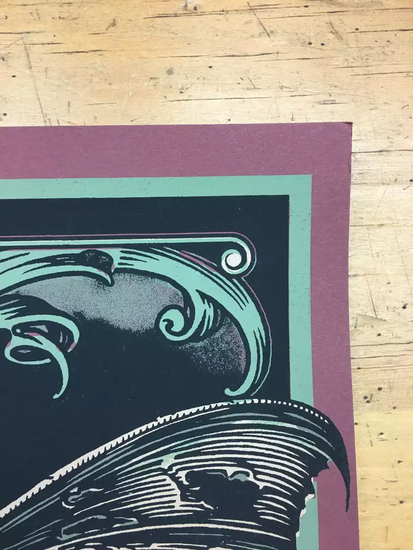 Pelican - 2006 Burlesque Of North America Poster Multiple Venues - Red Variant 8 Pelican - 2006 Burlesque Of North America Poster Multiple Venues - Red Variant