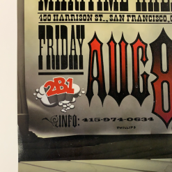 Gig Posters MHP 35 Willie Nelson - 1997 Jim Phillips Poster Maritime Hall San Fran 1st 13 Gig Posters MHP 35 Willie Nelson - 1997 Jim Phillips Poster Maritime Hall San Fran 1st