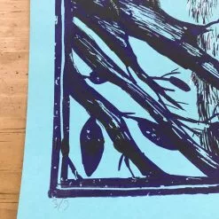 The Avett Brothers - 2016 Zeb Love Poster Pittsburgh, PA Stage AE VARIANT BLUE