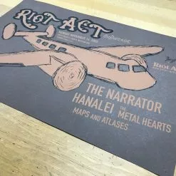 Sold Out Posters Riot Act - 2005 Poster Empty Bottle Chicago, IL