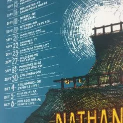Nathaniel Rateliff & The Night Sweats - 2018 Landland Poster North America Tour Gig Posters 10 Nathaniel Rateliff & The Night Sweats - 2018 Landland Poster North America Tour Gig Posters