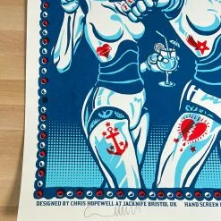 Foo Fighters - 2017 Chris Hopewell Poster Las Vegas, NV Gig Posters
