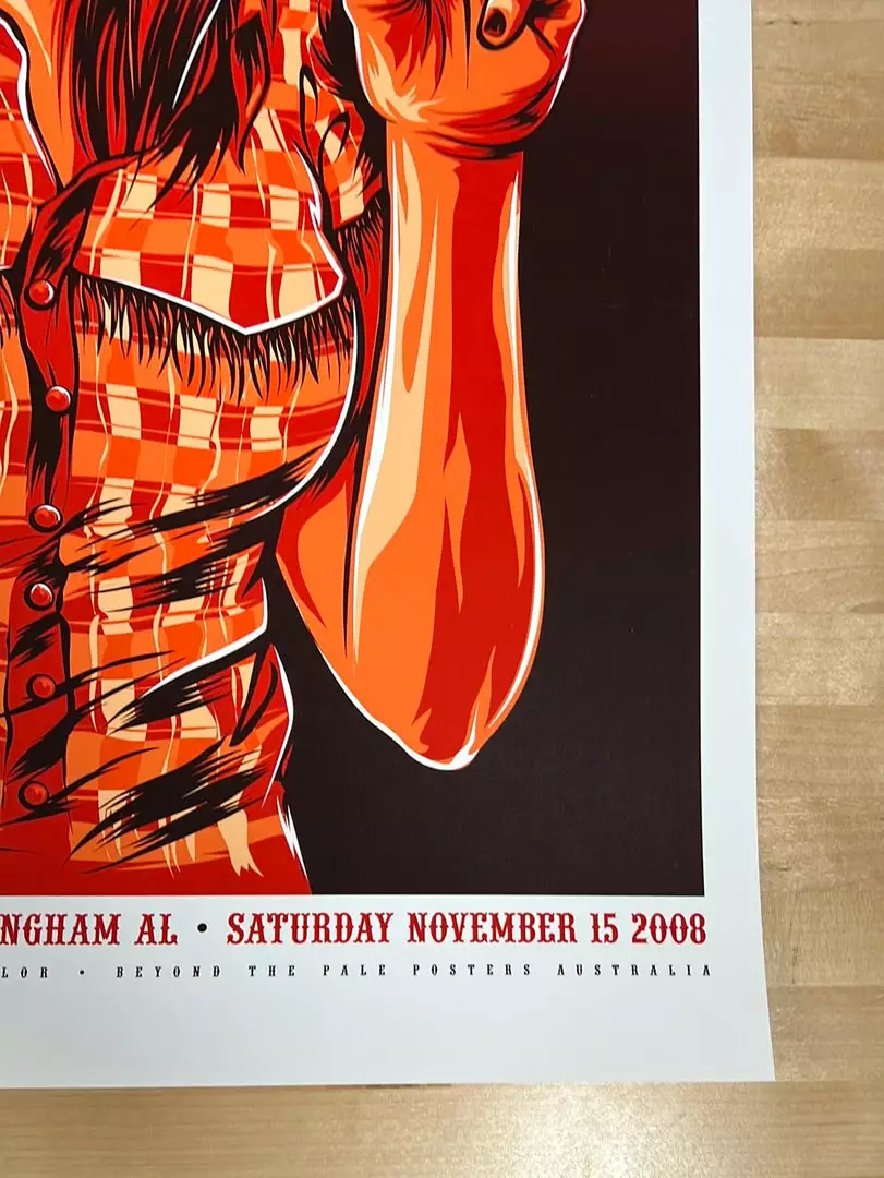 The Black Crowes - 2008 Ken Taylor Poster Birmingham, AL Gig Posters 7 The Black Crowes - 2008 Ken Taylor Poster Birmingham, AL Gig Posters