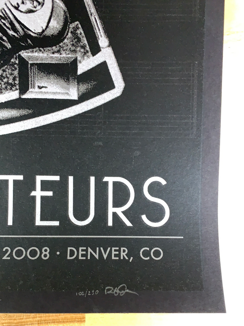 The Raconteurs - 2008 Rob Jones Poster Denver, CO The Fillmore Colorado 7 The Raconteurs - 2008 Rob Jones Poster Denver, CO The Fillmore Colorado