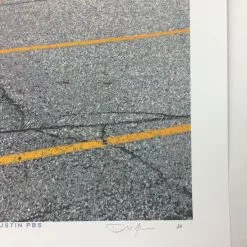 Jason Isbell - 2013 Dan MacAdam Crosshair Poster Austin, TX Moody Theater